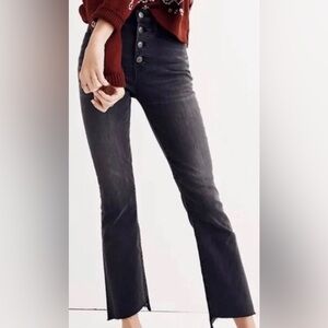 Madewell Cali Demi-Boot Black jeans size 27